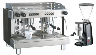 L2半自動咖啡機+磨豆機